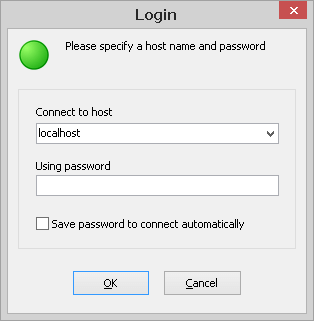SoftPerfect File Access Monitor - Login window