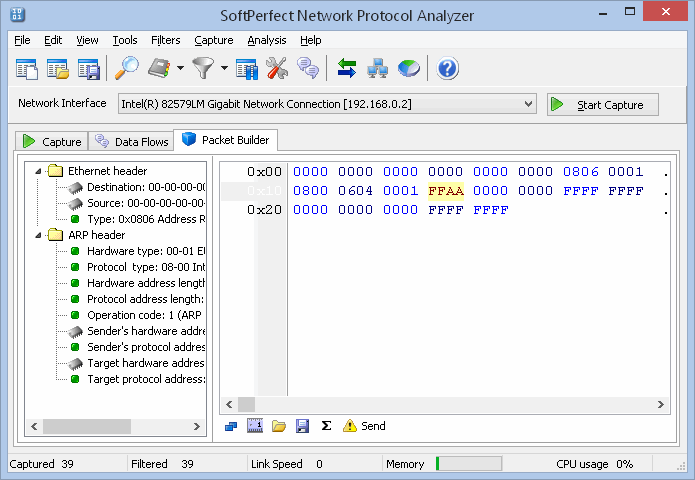 Example of an ARP query under construction
