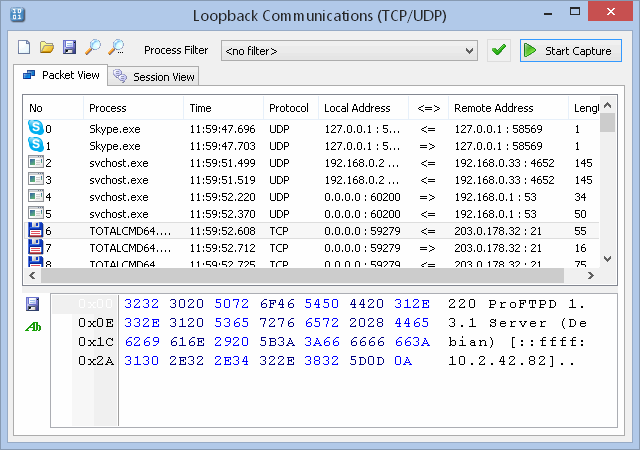 Loopback monitor